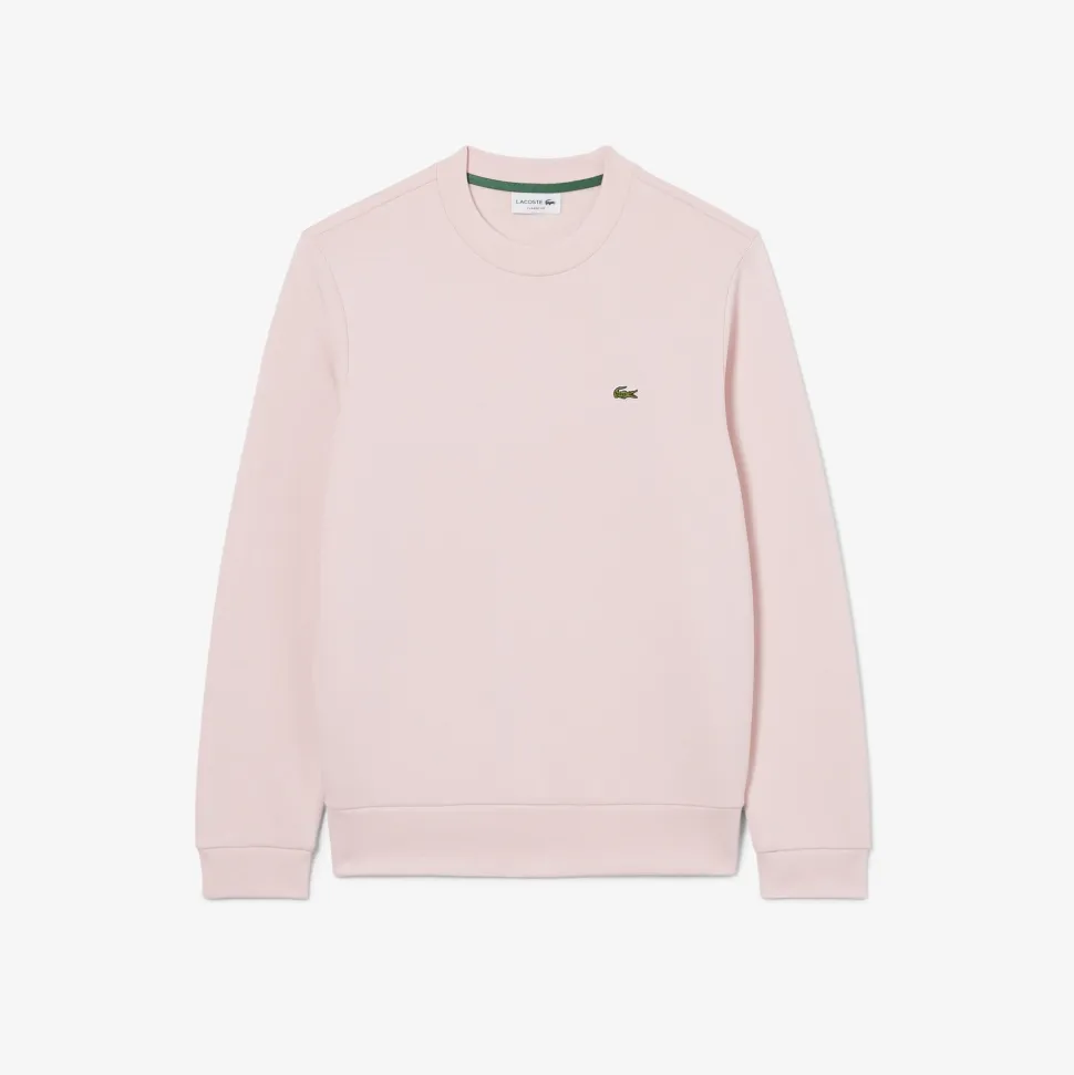 Lacoste miesten neulepusero Brushed Cotton Fleex Jogger Sweatshirt, vaaleanpunainen