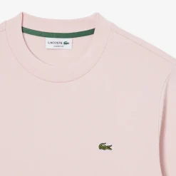 Lacoste miesten neulepusero Brushed Cotton Fleex Jogger Sweatshirt, vaaleanpunainen