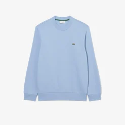 Lacoste miesten neulepusero Brushed Cotton Fleex Jogger Sweatshirt, vaaleansininen