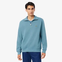 Lacoste Miesten Paita, K HIGH NECK ZIPPED MONOCHROME Indigo