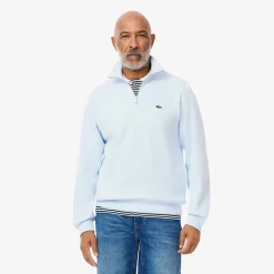 Lacoste Miesten Paita, K HIGH NECK ZIPPED MONOCHROME Vaaleansininen