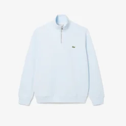 Lacoste Miesten Paita, K HIGH NECK ZIPPED MONOCHROME Vaaleansininen