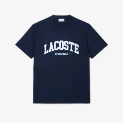 Lacoste miesten t-paita, LACOSTE BIG LOGO Tummansininen