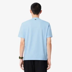 Lacoste miesten t-paita, LACOSTE BIG LOGO Vaaleansininen
