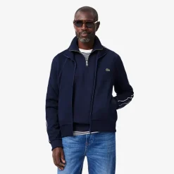 Lacoste miesten verkkatakki, PARIS PIQUE TRACK JACKET Tummansininen