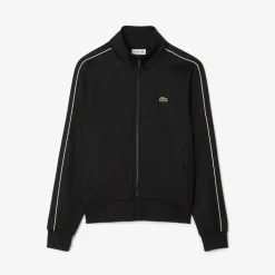 Lacoste miesten verkkatakki, PARIS PIQUE TRACK JACKET Musta