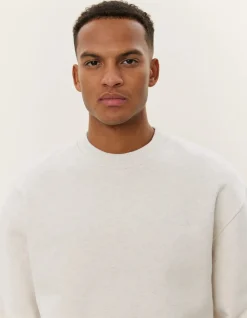 LES DEUX college, CREW SWEATSHIRT Vaaleanharmaa