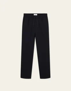Les Deux miesten housut, PATRICK DRAWSTRING PANT Tummansininen