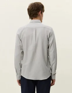 Les Deux miesten kauluspaita, DESERT REG SHIRT Vaaleanharmaa