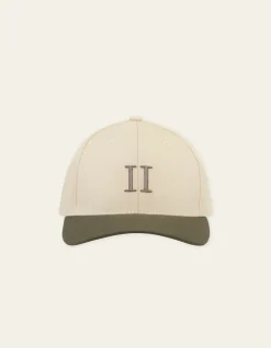 Les Deux miesten lippis, Encore Contrast Suede Baseball Cap Vaalea Beige