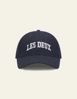 Les Deux miesten lippis, Les Deux Wool Baseball Cap Tummansininen