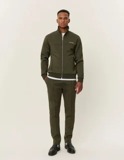 LES DEUX Miesten Takki BALLIER TRACK JACKET Armeijanvihreä