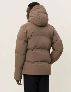 Les Deux Miesten Talvitakki, MONTREAL PUFFER JACKET Keskiruskea