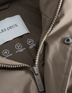 Les Deux Miesten Talvitakki, MONTREAL PUFFER JACKET Keskiruskea