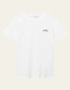 Les Deux miesten t-paita, CREW T-SHIRT RELAXED FIT Valkoinen