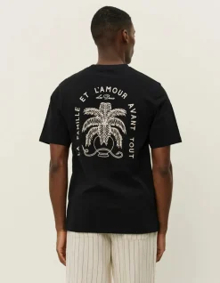 Les Deux miesten t-paita, DIAZ T-SHIRT Musta