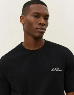 Les Deux miesten t-paita, DIAZ T-SHIRT Musta