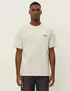 Les Deux miesten t-paita, DIAZ T-SHIRT Luonnonvalkoinen