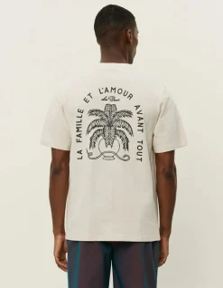 Les Deux miesten t-paita, DIAZ T-SHIRT Luonnonvalkoinen