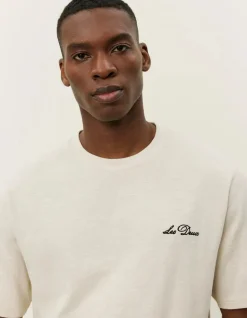 Les Deux miesten t-paita, DIAZ T-SHIRT Luonnonvalkoinen