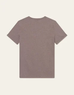 Les Deux miesten t-paita, NORREGAARD CONTRAST T-SHIRT Keskiruskea