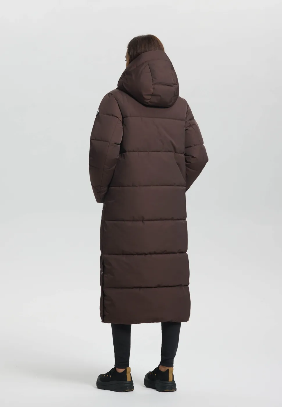 Luhta naisten talvitakki Heinis, tummanruskea