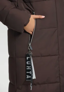 Luhta naisten talvitakki Heinis, tummanruskea