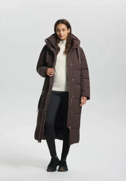 Luhta naisten talvitakki Heinis, tummanruskea