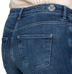 Mac Naisten Farkut Dream Wide Sininen, Indigo