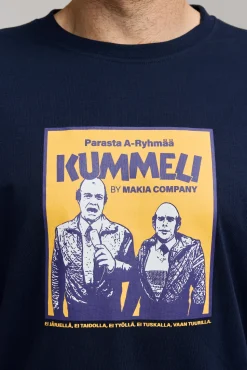 Makia Kummeli A-Ryhmä T-shirt, tummansininen