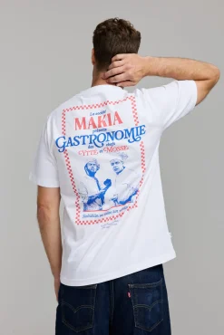 Makia Kummeli Gastronomie T-shirt, valkoinen