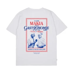 Makia Kummeli Gastronomie T-shirt, valkoinen