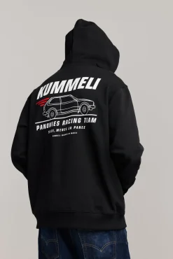 Makia Kummeli Racing Hooded Sweatshirt, musta