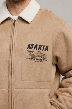 Makia Kummeli Racing Jacket, beige