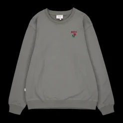 Makia miesten collegepusero, BERRY SWEATSHIRT Tummanvihreä