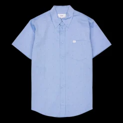 Makia miesten kauluspaita, ANCHORS SHIRT SS Keskisininen