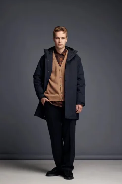 Makia Miesten Neuletakki, ESJAN CARDIAN Keskiruskea