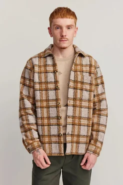 Makia miesten overshirt takki, Irving Overshirt Beige