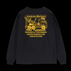 Makia, Miesten Paita, Betoni Long Sleeve Musta