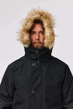 Makia Miesten Parkatakki, HELSINKI PARKA Musta