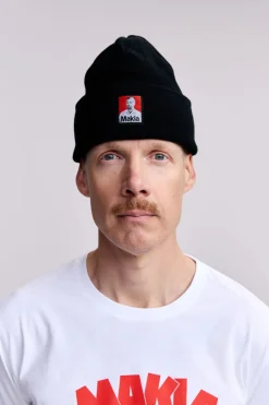 Makia Miesten Pipo Tonni Beanie, Musta