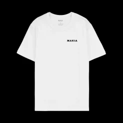 Makia miesten t-paita Bruun T-shirt, valkoinen