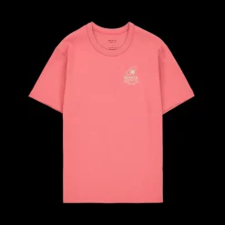 Makia miesten t-paita Cosmic T-shirt, koralli