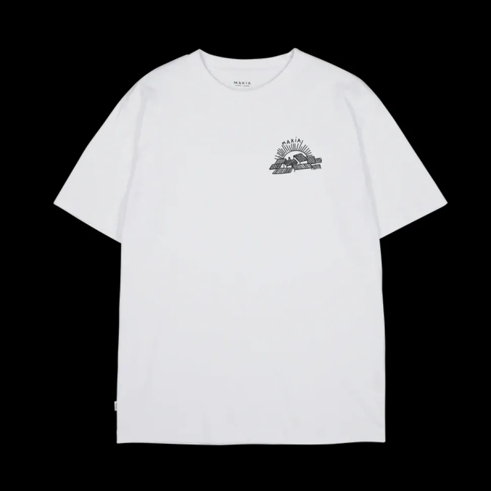 Makia miesten t-paita, Cosy T-shirt Valkoinen