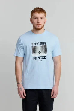 Makia miesten t-paita Endless T-shirt, vaaleansininen