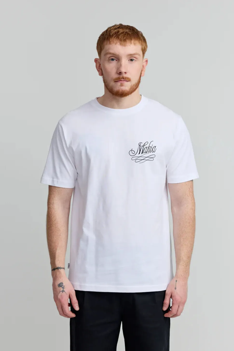 Makia miesten t-paita Mermaid T-shirt, valkoinen