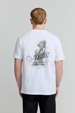 Makia miesten t-paita Mermaid T-shirt, valkoinen