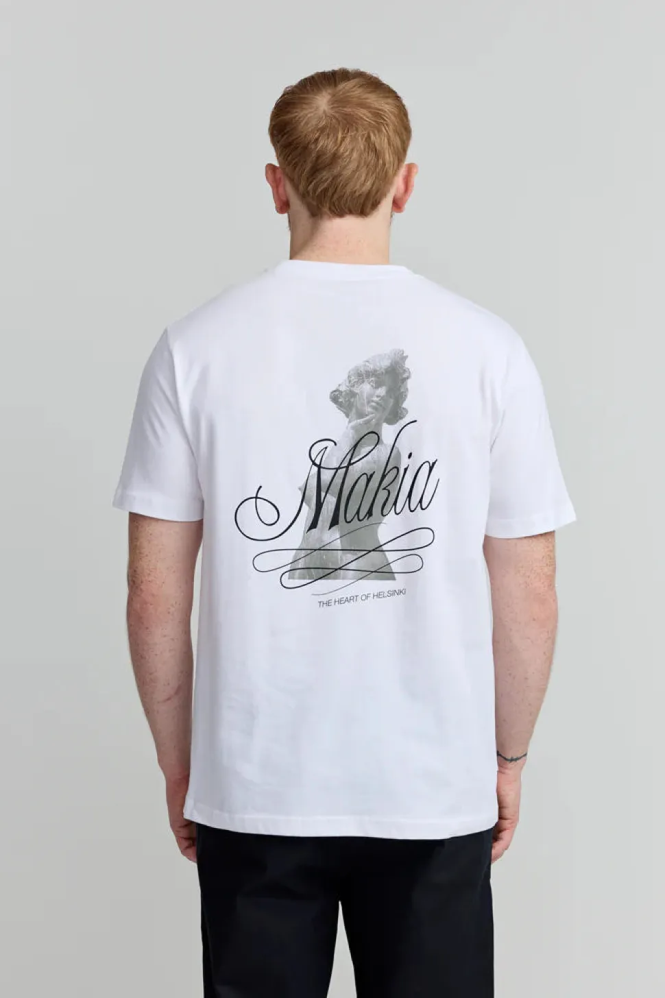 Makia miesten t-paita Mermaid T-shirt, valkoinen