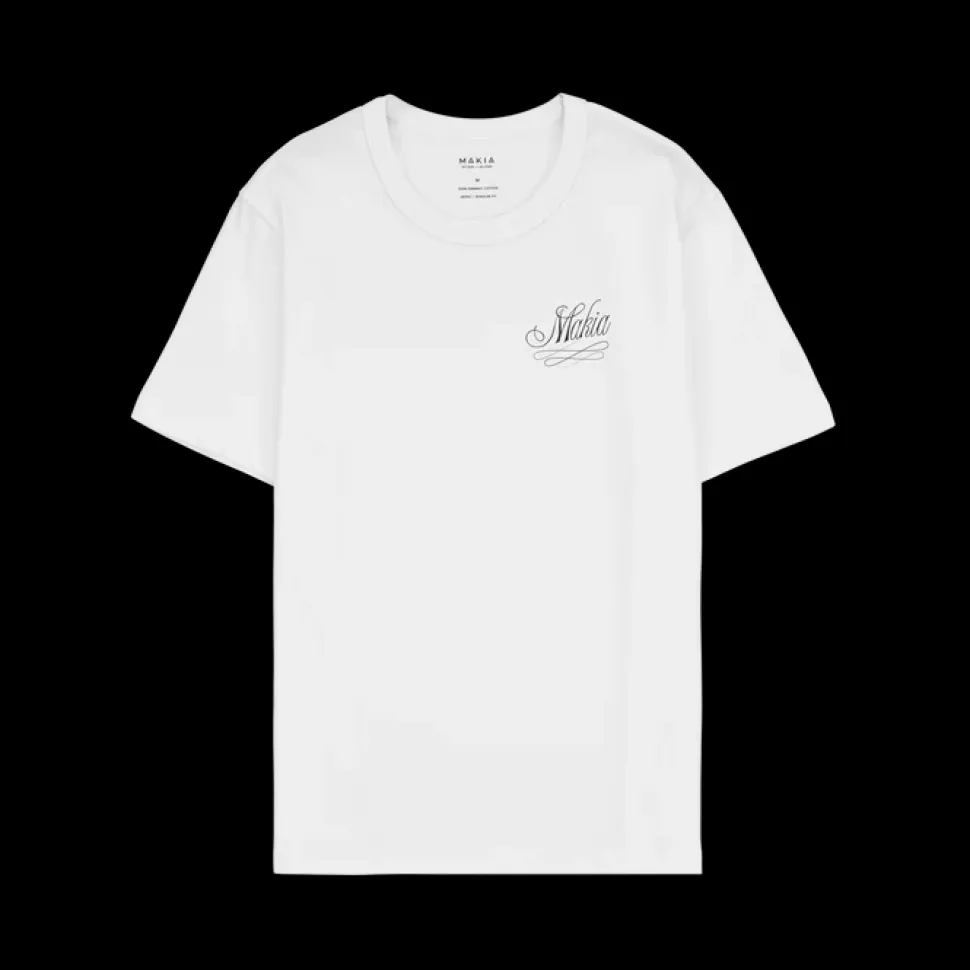 Makia miesten t-paita Mermaid T-shirt, valkoinen