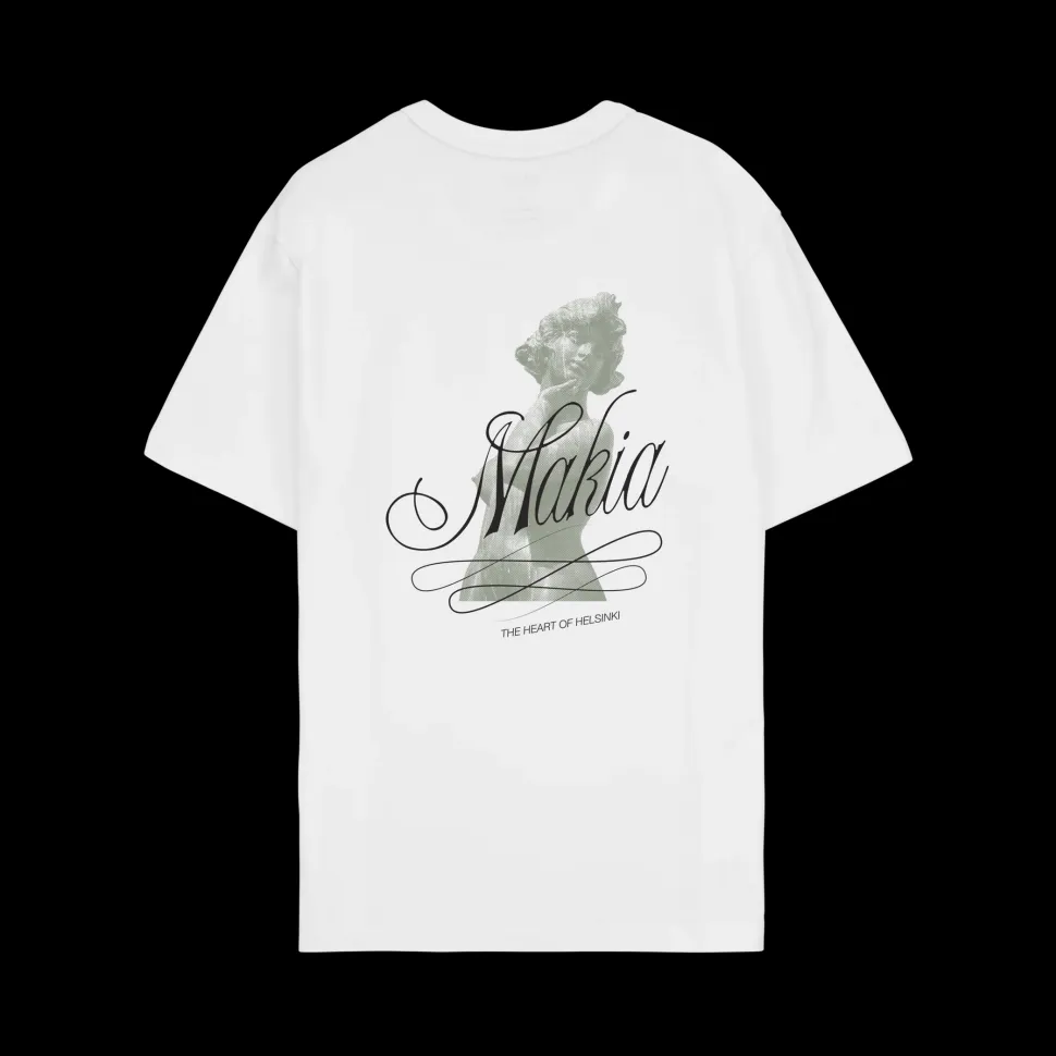 Makia miesten t-paita Mermaid T-shirt, valkoinen